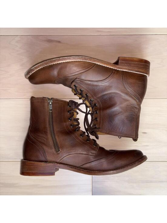 Freebird Bodie Brown Leather Boots Men’s Size 11 Distressed Western Style main image 6